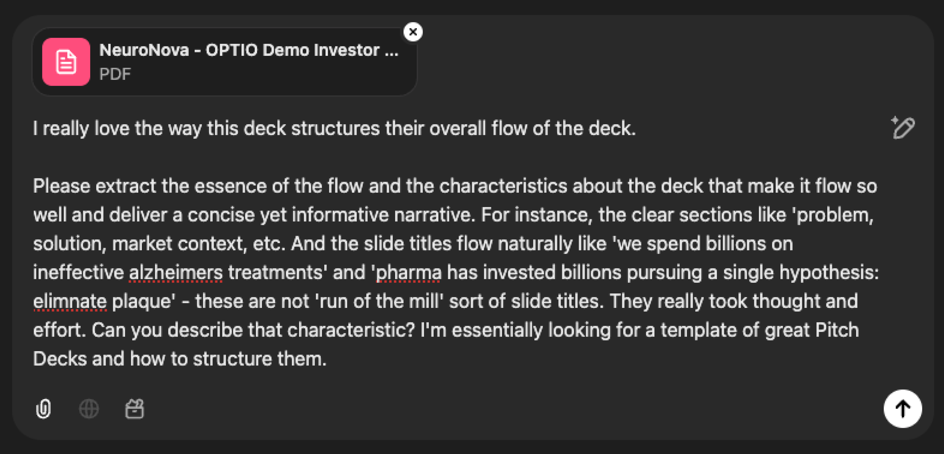 I always return to the same few decks for their tone or argumentative structure! I should probably save those snippets somewhere...